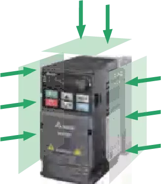 Modelos IP40 variadores de velocidad marca delta